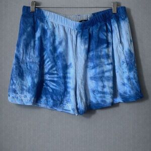 Yana K Cari Blue Tie Dye shorts